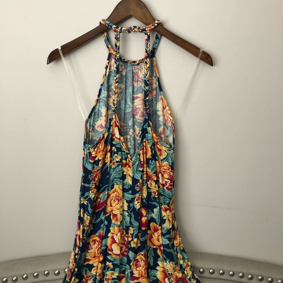 A&E | Floral Halter Dress - Picture 2 of 2